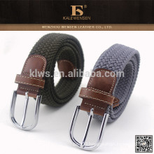 Leisure hottest knit high quality western man fabric belt